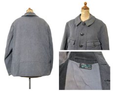 画像2: 1950's French "VETVOR" Cotton Pique Hunting Jacket　GREY　size M (表記 なし) (2)
