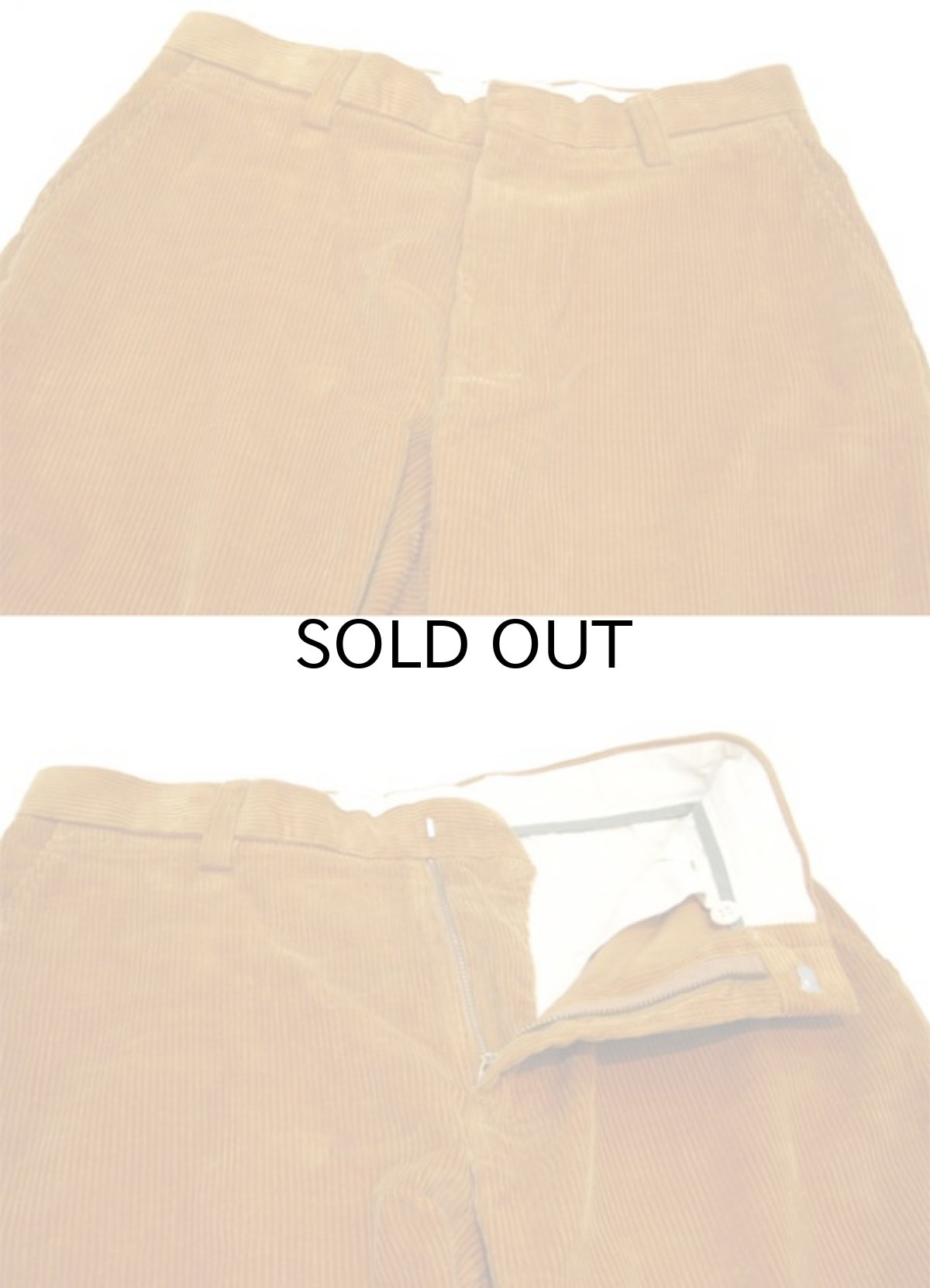 画像4: "ORVIS" Wide Wale Corduroy Trousers Mustard size w 32.5 inch (4)