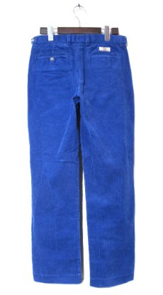 画像2: "Polo by Ralph Lauren" Wide Wale Corduroy Trousers　BLUE　size w 29 ~ 30 inch (2)