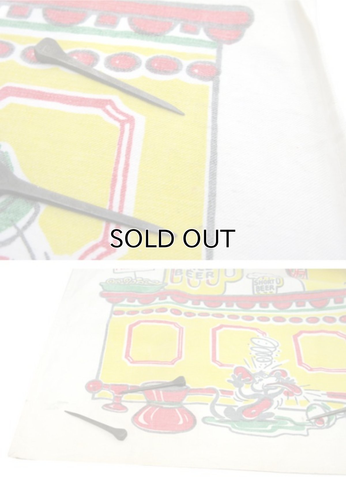 画像4: OLD Cotton Apron "Expert Mixer"　color : NATURAL (4)