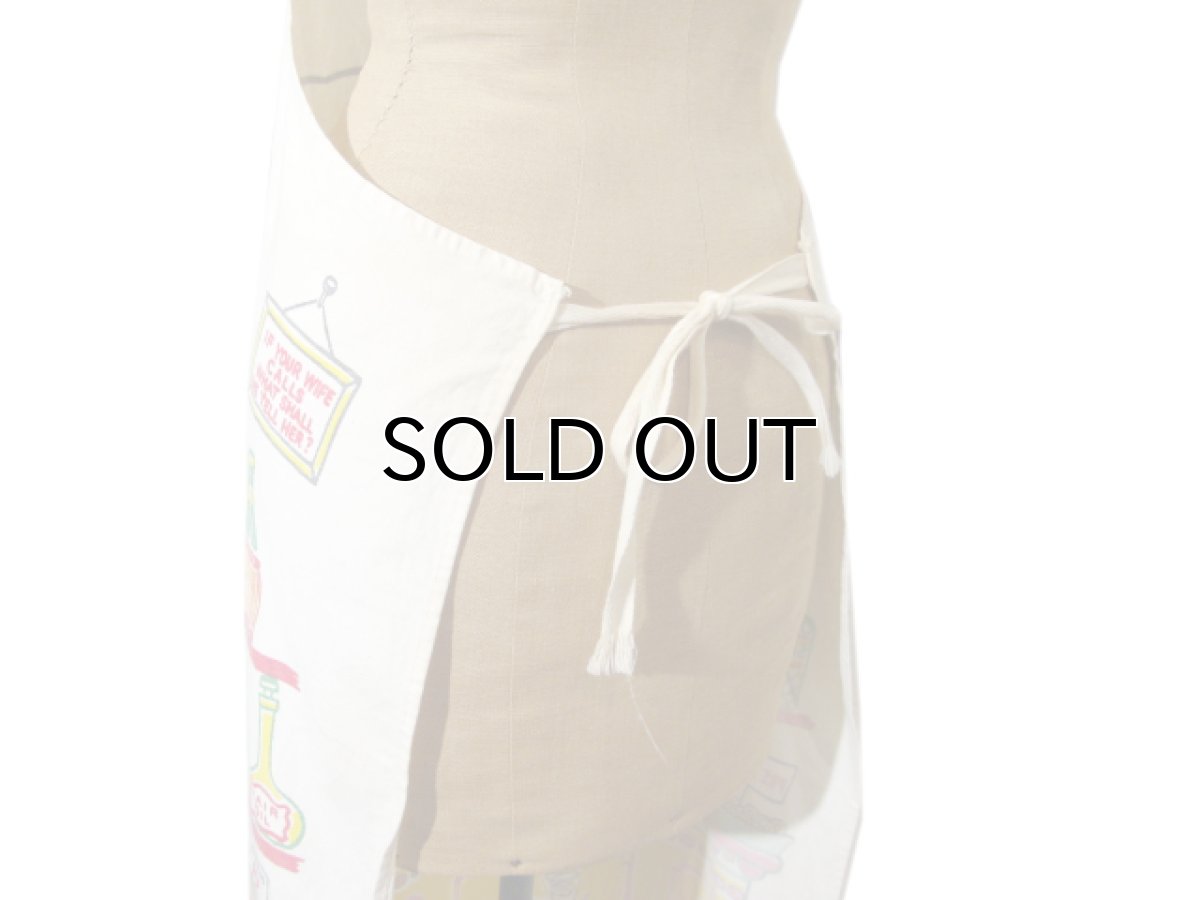 画像2: OLD Cotton Apron "Expert Mixer"　color : NATURAL (2)