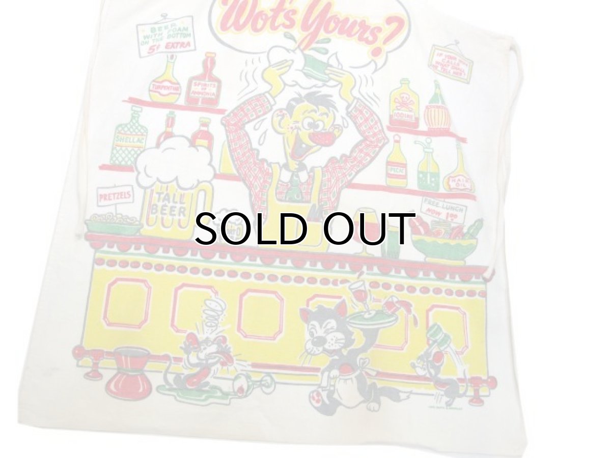 画像5: OLD Cotton Apron "Expert Mixer"　color : NATURAL (5)