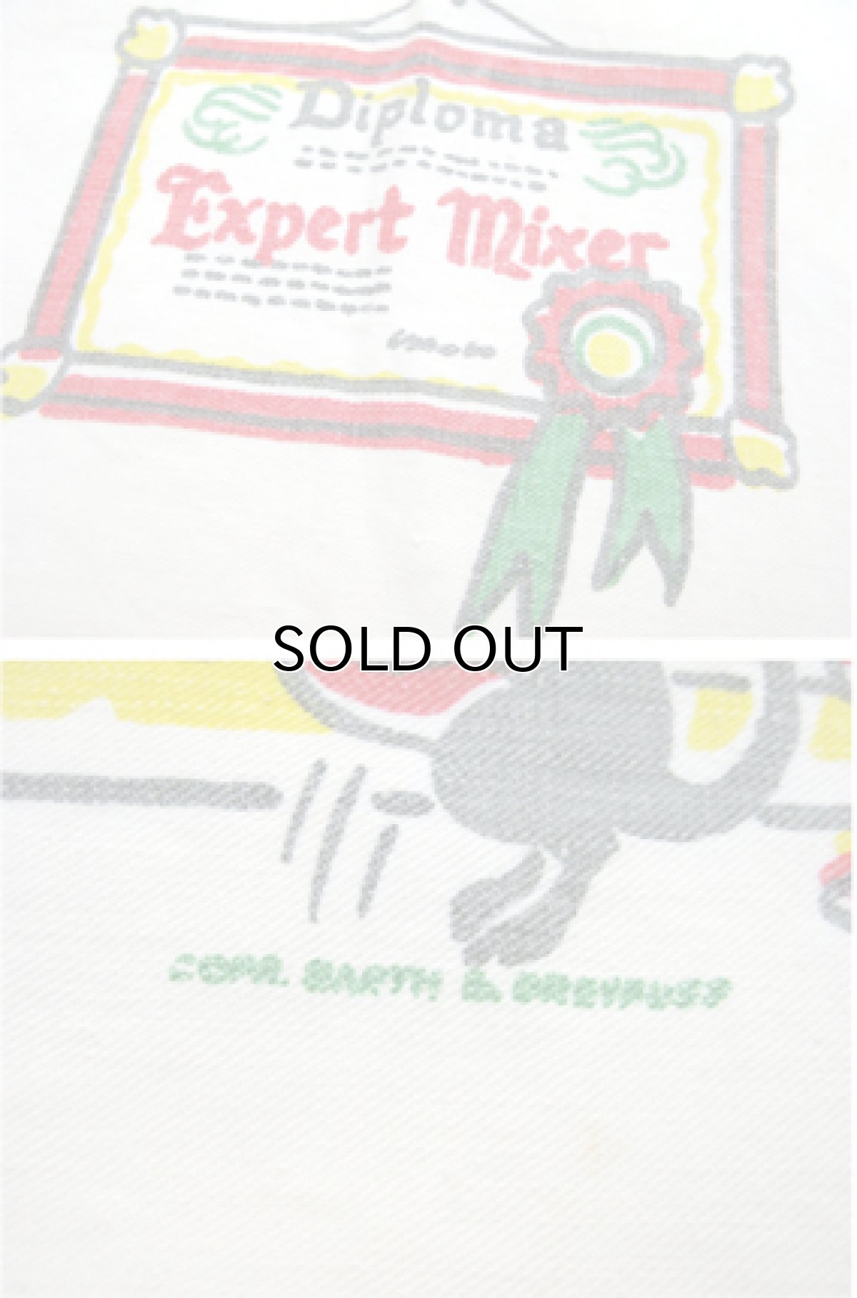 画像6: OLD Cotton Apron "Expert Mixer"　color : NATURAL (6)