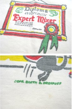 画像6: OLD Cotton Apron "Expert Mixer"　color : NATURAL (6)