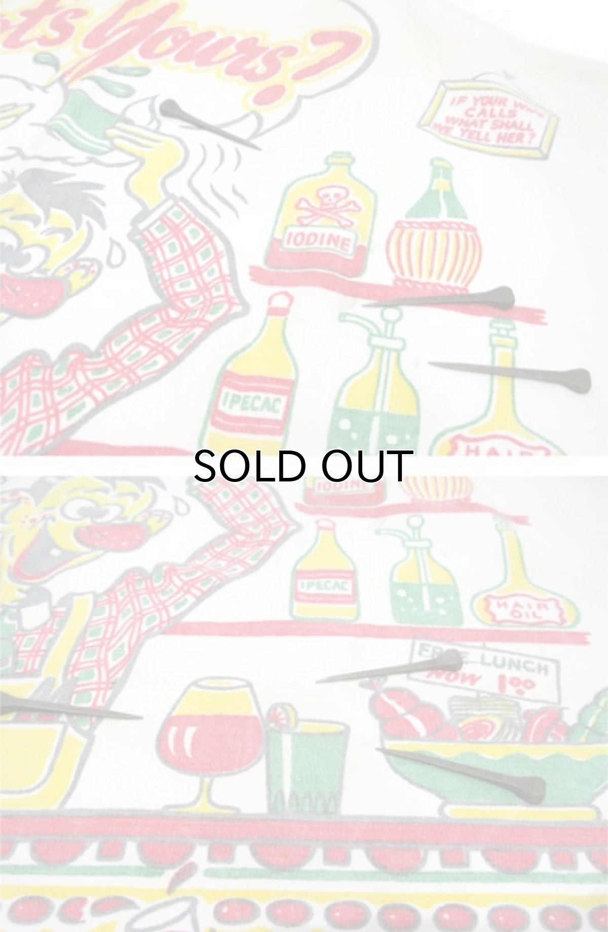 画像3: OLD Cotton Apron "Expert Mixer"　color : NATURAL (3)