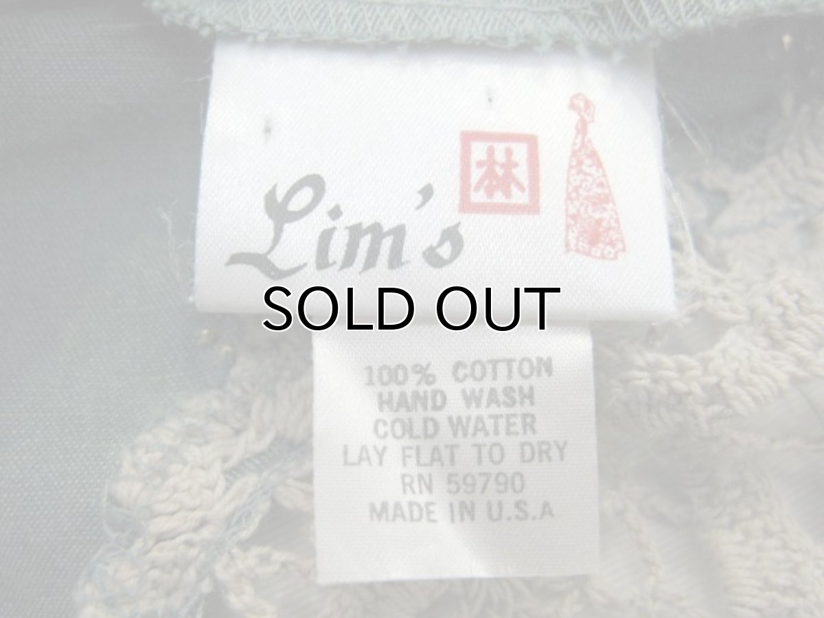 画像6: 1990's~ "Lim's" Double Breasted Design Riders Jacket -made in USA- Green size L-XL (表記なし) (6)