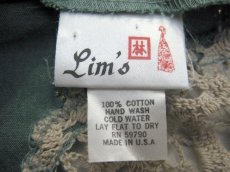 画像6: 1990's~ "Lim's" Double Breasted Design Riders Jacket -made in USA-　Green　size L-XL (表記なし) (6)