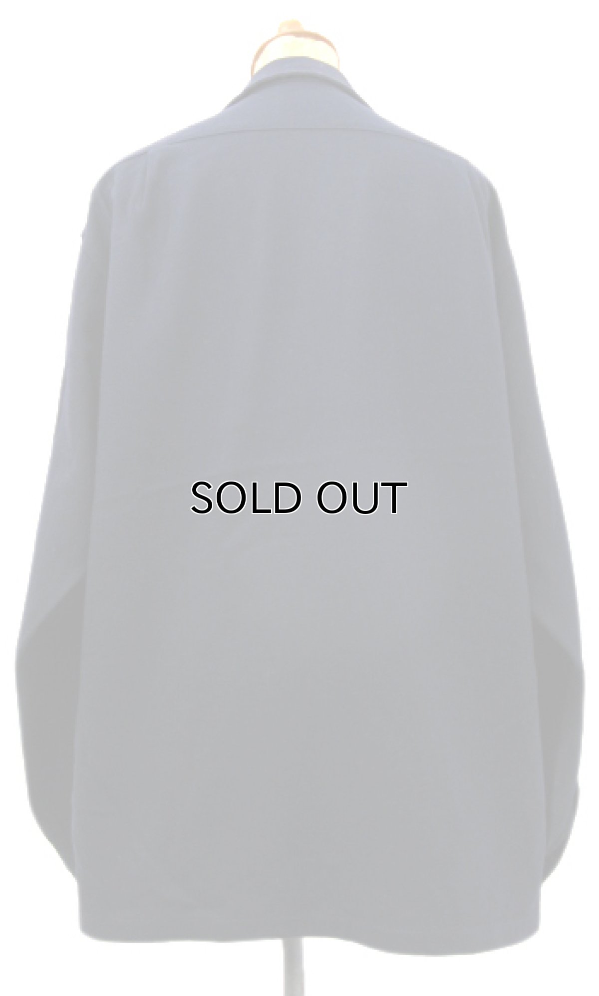 画像2: 1970's PENDLETON L/S Wool Box Shirts "SOLID"　NAVY　size L (表記 L) (2)