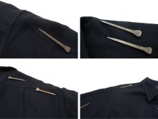 画像6: 1970's PENDLETON L/S Wool Box Shirts "SOLID"　NAVY　size L (表記 L) (6)