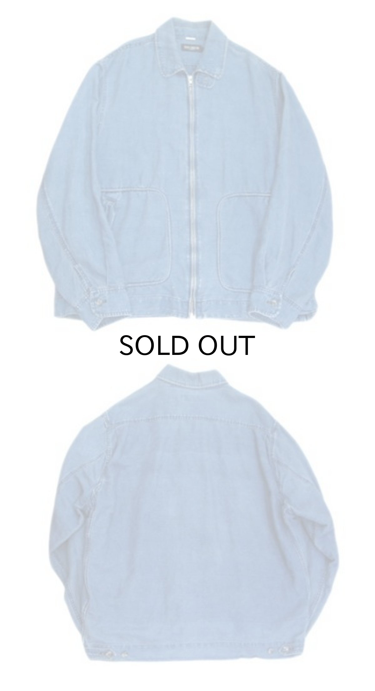 画像4: 1990's~ "FRENCH CONNECTION" Zip Up Jacket 　Blue　size L (表記 L) (4)