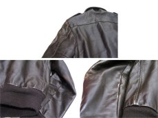 画像9: 1970's "SCHOTT" A-2 Style Leather Jacket -made in USA-　Dark Brown　size M - L (表記 38) (9)