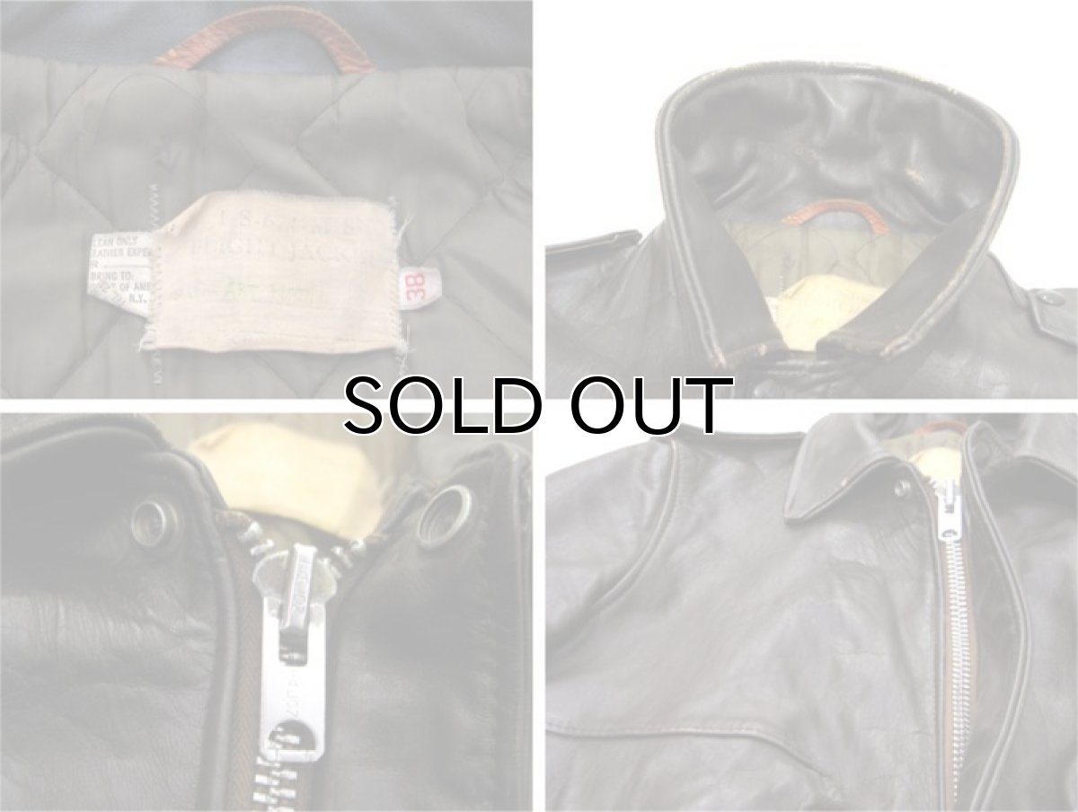画像6: 1970's "SCHOTT" A-2 Style Leather Jacket -made in USA- Dark Brown size M - L (表記 38) (6)
