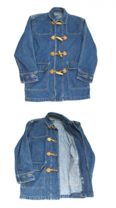 画像3: "Liz Wear" Denim Duffle Coat　Blue Denim　size M (表記 不明) (3)