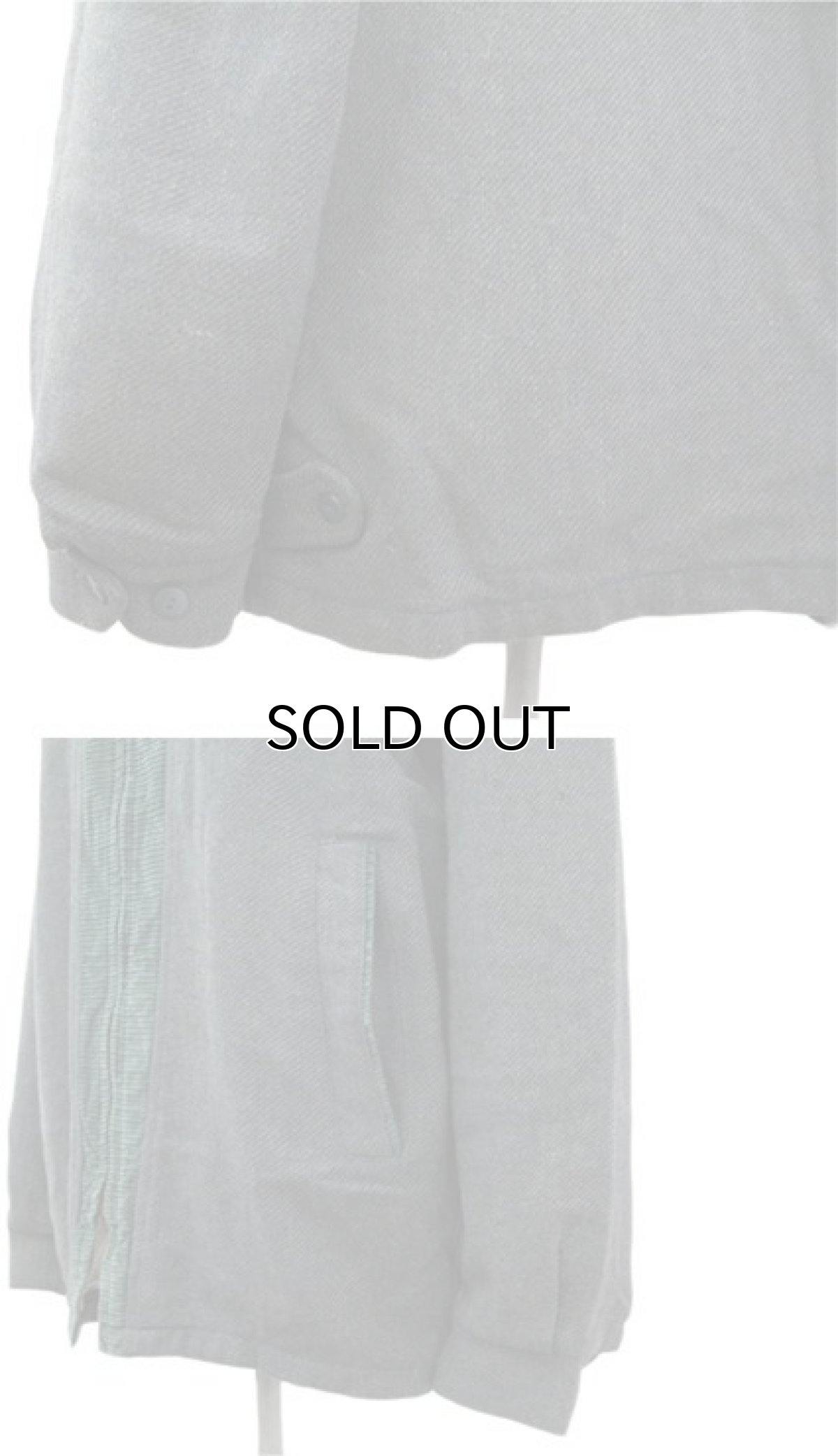 画像6: 1950's "Oakbrook Sportswear" Wool / Corduroy Harf Coat　Charcoal / Dark Green　size L (表記 不明) (6)