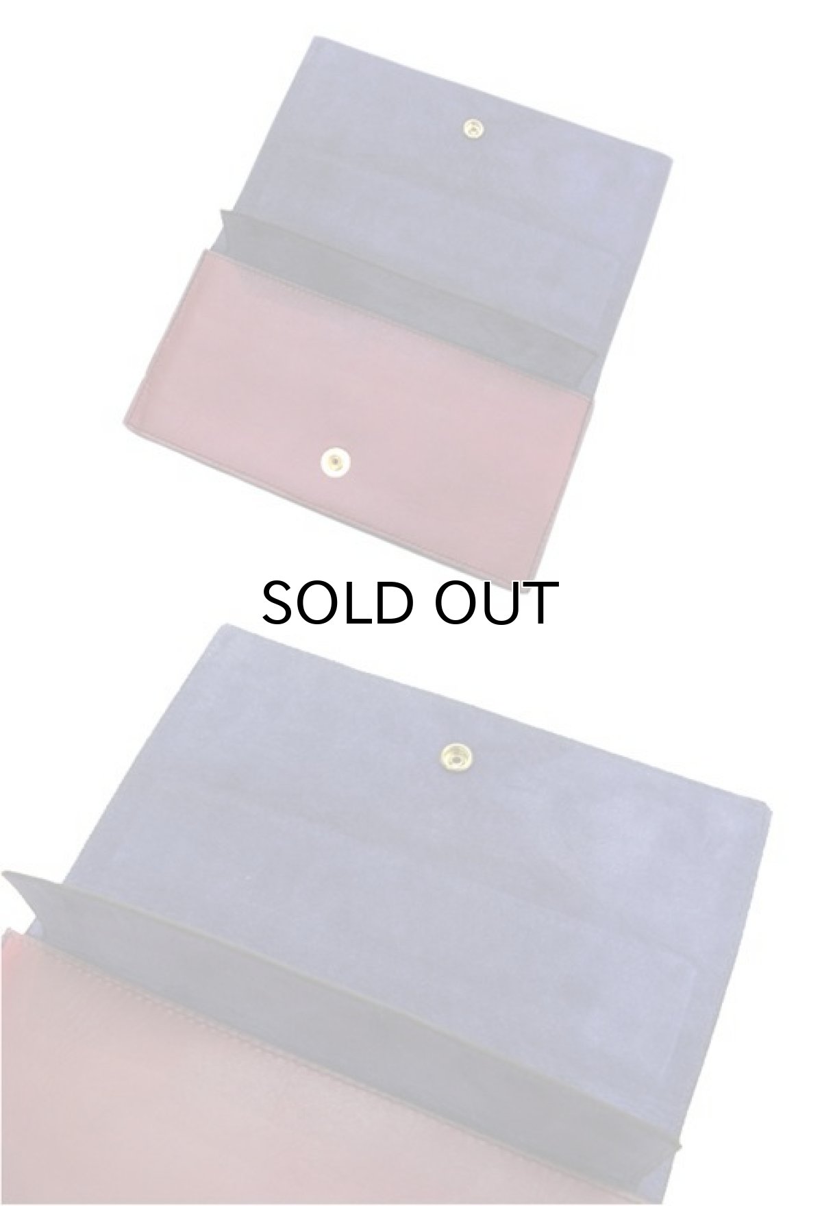 画像4: "JUTTA NEUMANN" Leather Wallet "the Waiter's Wallet"  color : Burgundy / Purple 長財布 (4)