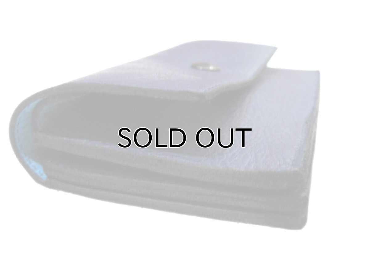 画像6: "JUTTA NEUMANN" Leather Wallet "the Waiter's Wallet" Medium Size　color : Navy / Sky Blue (6)