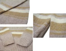 画像4: "TOWN & COUNTRY" Shetland Wool Crew Neck Sweater　Dead Stock　BEIGE　size L (表記 XL) (4)