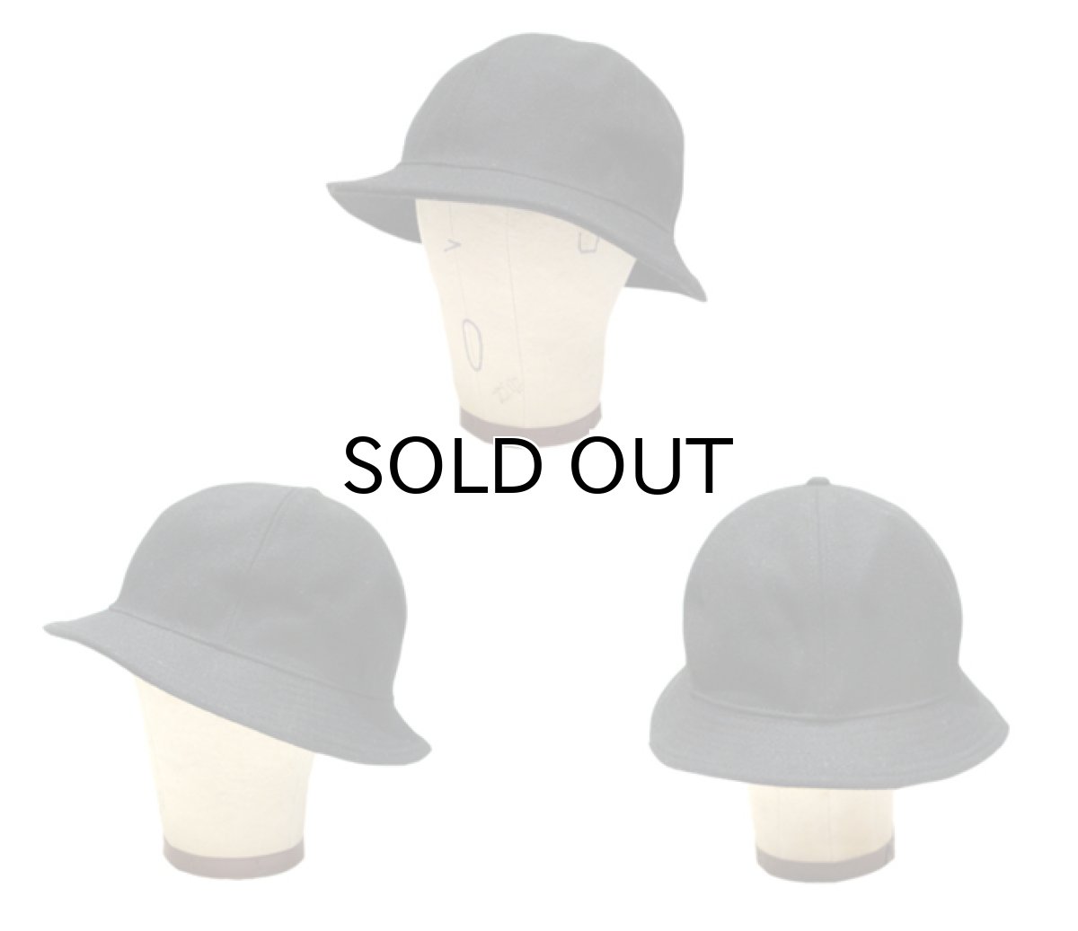 画像2: NEW YORK HAT CO. WOOL HAT BLACK (2)