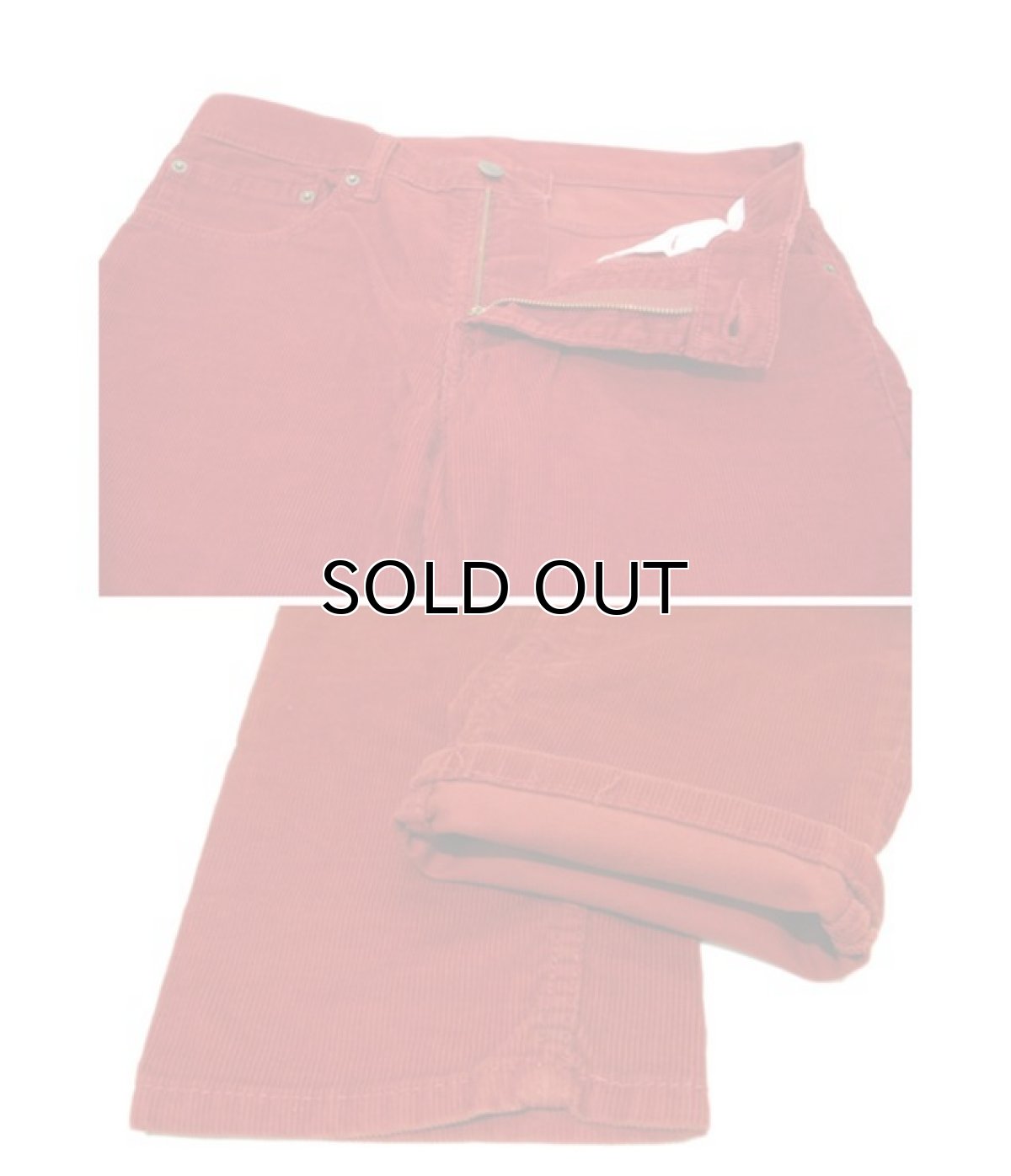 画像5: Levi's 511 Corduroy Skinny Pants　RED　size w 33.5 inch (表記 w32 L30) (5)