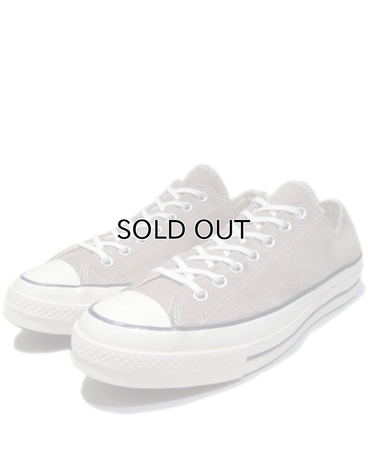画像1: NEW Converse "Chuck Tailor Premium" Low-Cut Suede Sneaker　GREY　size 8.5 / 10 (1)