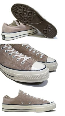 画像3: NEW Converse "Chuck Tailor Premium" Low-Cut Suede Sneaker　GREY　size 8.5 / 10 (3)