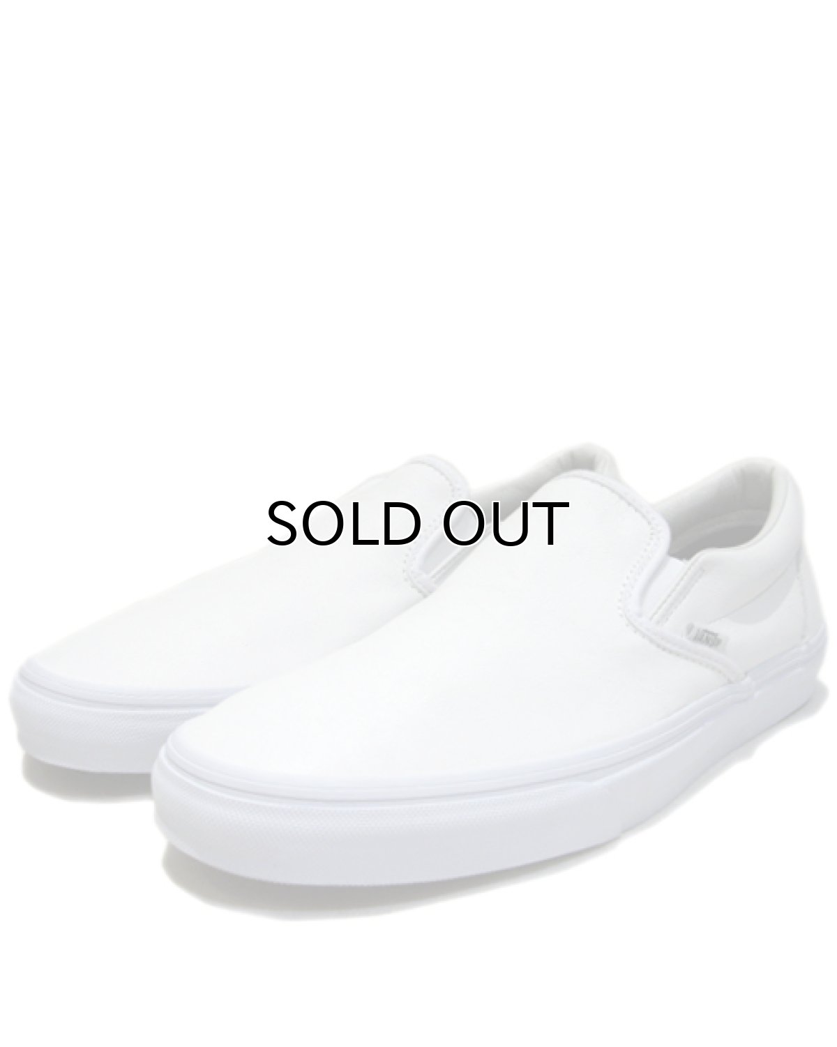 画像1: NEW "VANS" Leather Slip-On　WHITE　size 10 1/2 (1)