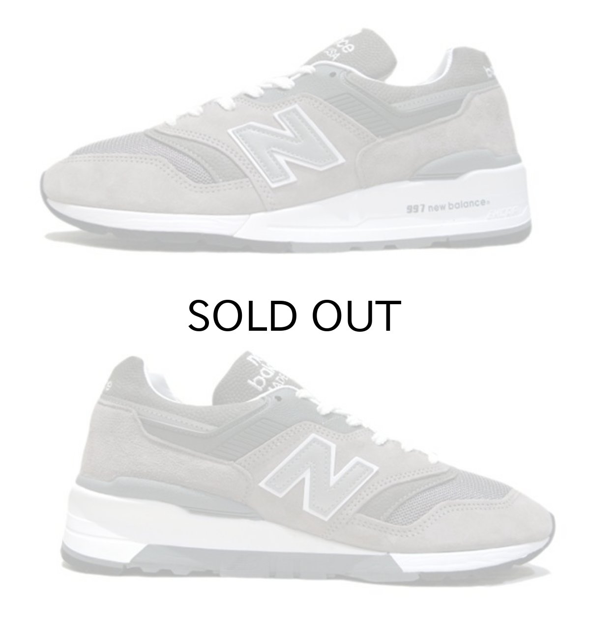 画像3: New Balance 997GY Running Shoes -made in USA- GREY size 9 1/2 (27.5 cm) (3)