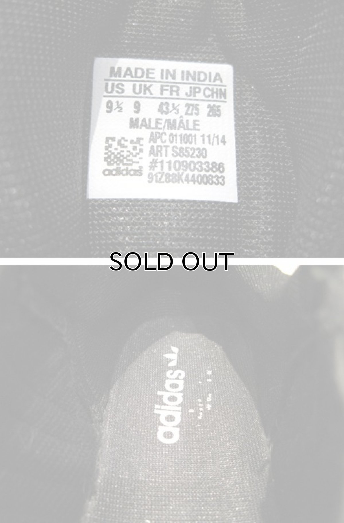 画像4: NEW adidas "CAMPUS" Hemp Sneaker　BLACK　size 9.5 (27.5 cm) (4)