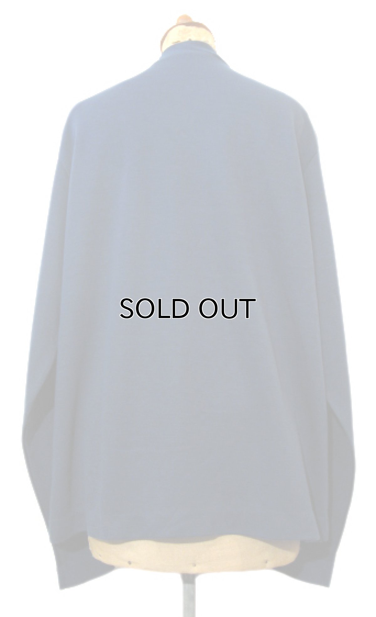 画像2: 1970's U.S.AIR FORCE Acrylic Cardigan BLUE size M - L (表記 46) (2)