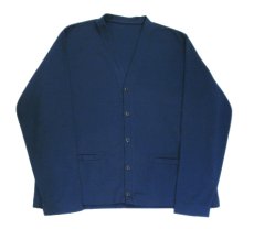 画像5: 1970's U.S.AIR FORCE Acrylic Cardigan　BLUE　size M - L (表記 46) (5)