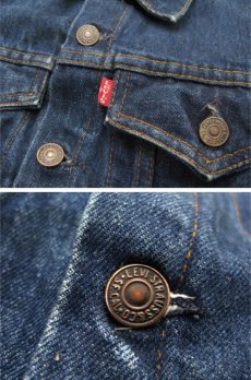 画像5: 1990's Levi's 70706-0216 4 Pocket Denim Jacket -made in CANADA-　Blue Denim　size XS (表記 16) (5)