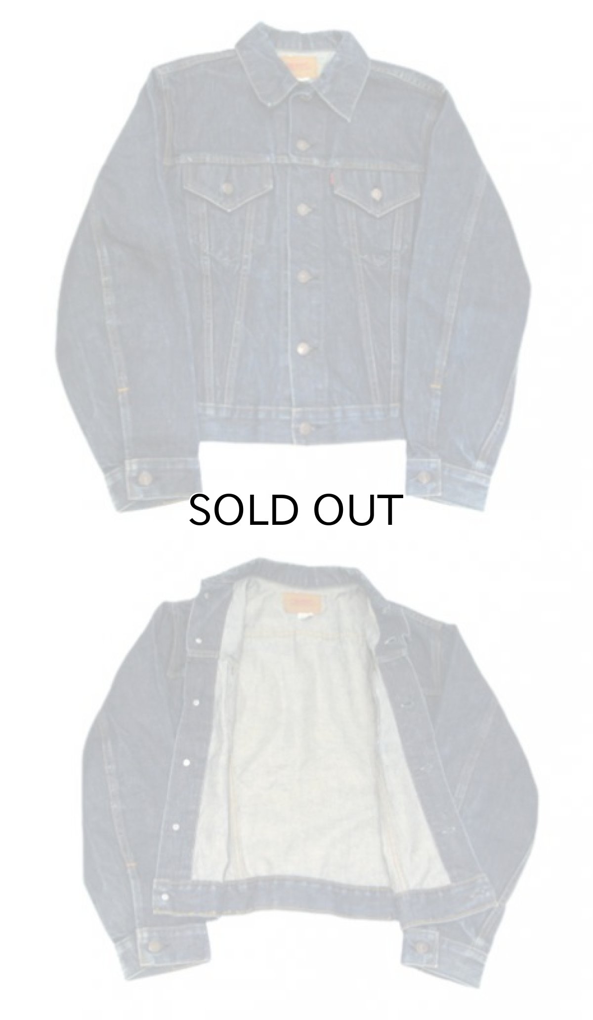 画像4: 1960's Levi's 70505"E" Indigo Denim Jacket　Indigo Blue　size L (表記 不明) (4)