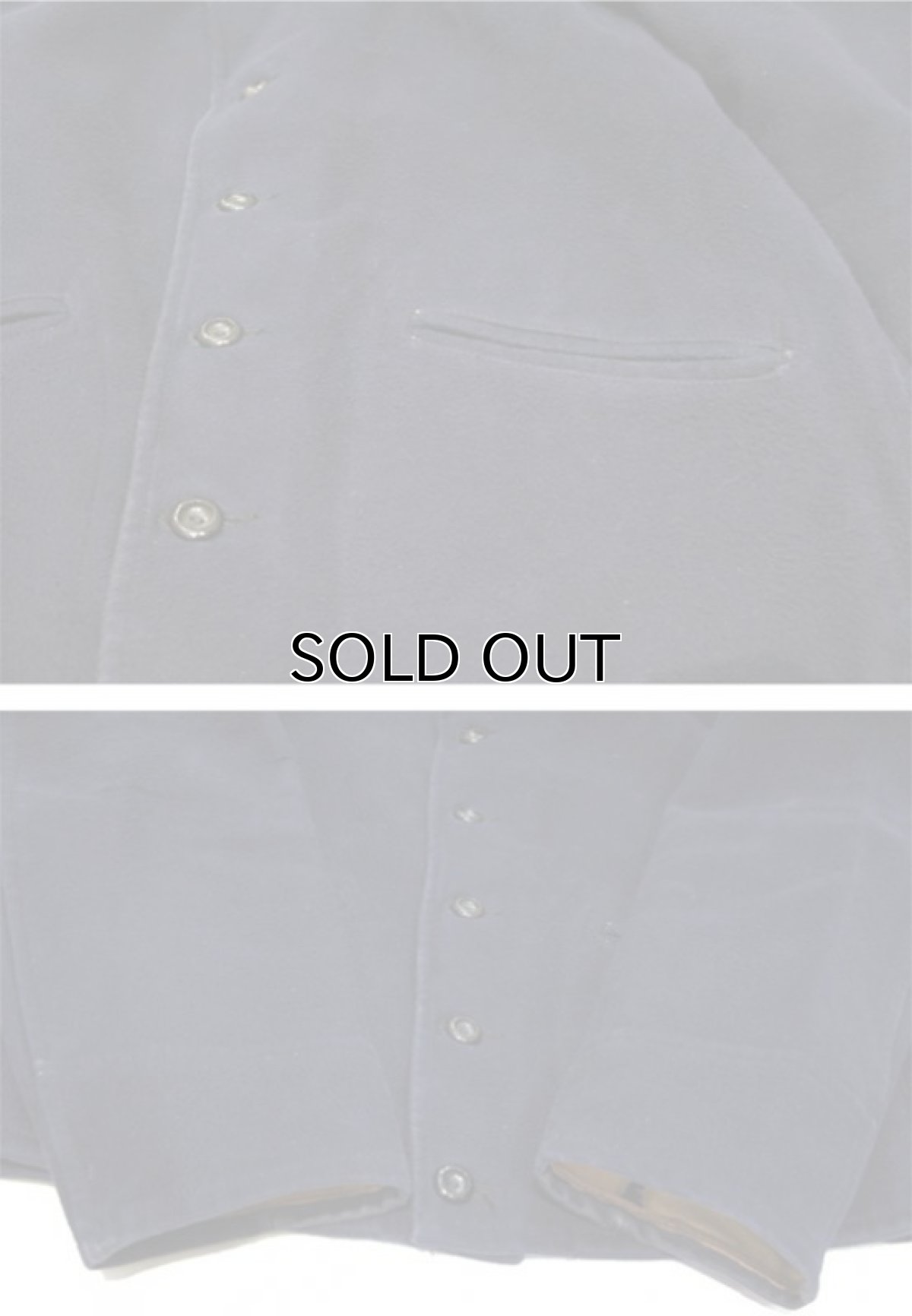 画像7: 1940's "BUCK SKEIN" Cotton Jacket NAVY size L (表記 40) (7)