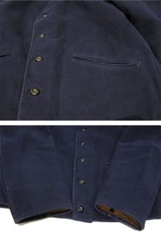 画像7: 1940's "BUCK SKEIN" Cotton Jacket　NAVY　size L (表記 40) (7)