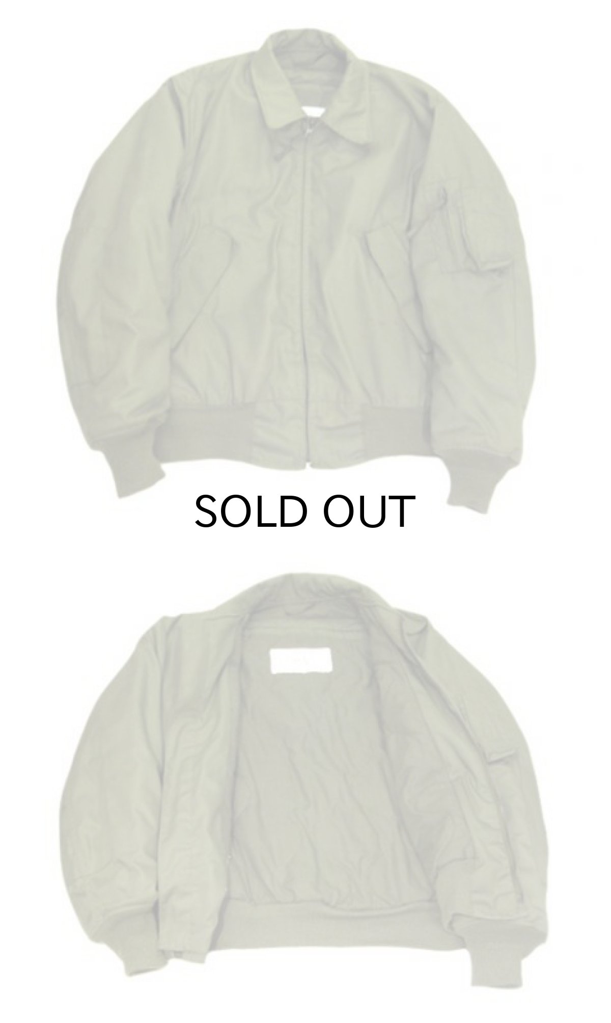 画像8: 1980's U.S.Military Cold Weather Flight Jacket OLIVE size Medium - Regular (8)