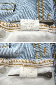 画像5: 1970's Levi Strauss & Co. Lot 505 "Single Stitch" Denim Pants　Blue Denim　size w 35.5 inch (表記 不明) (5)