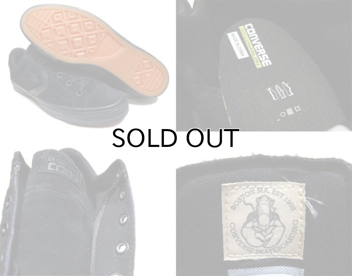 画像4: NEW CONVERSE "STAR PLAYER" Suede Skate Shoes　BLACK　size 9 (4)