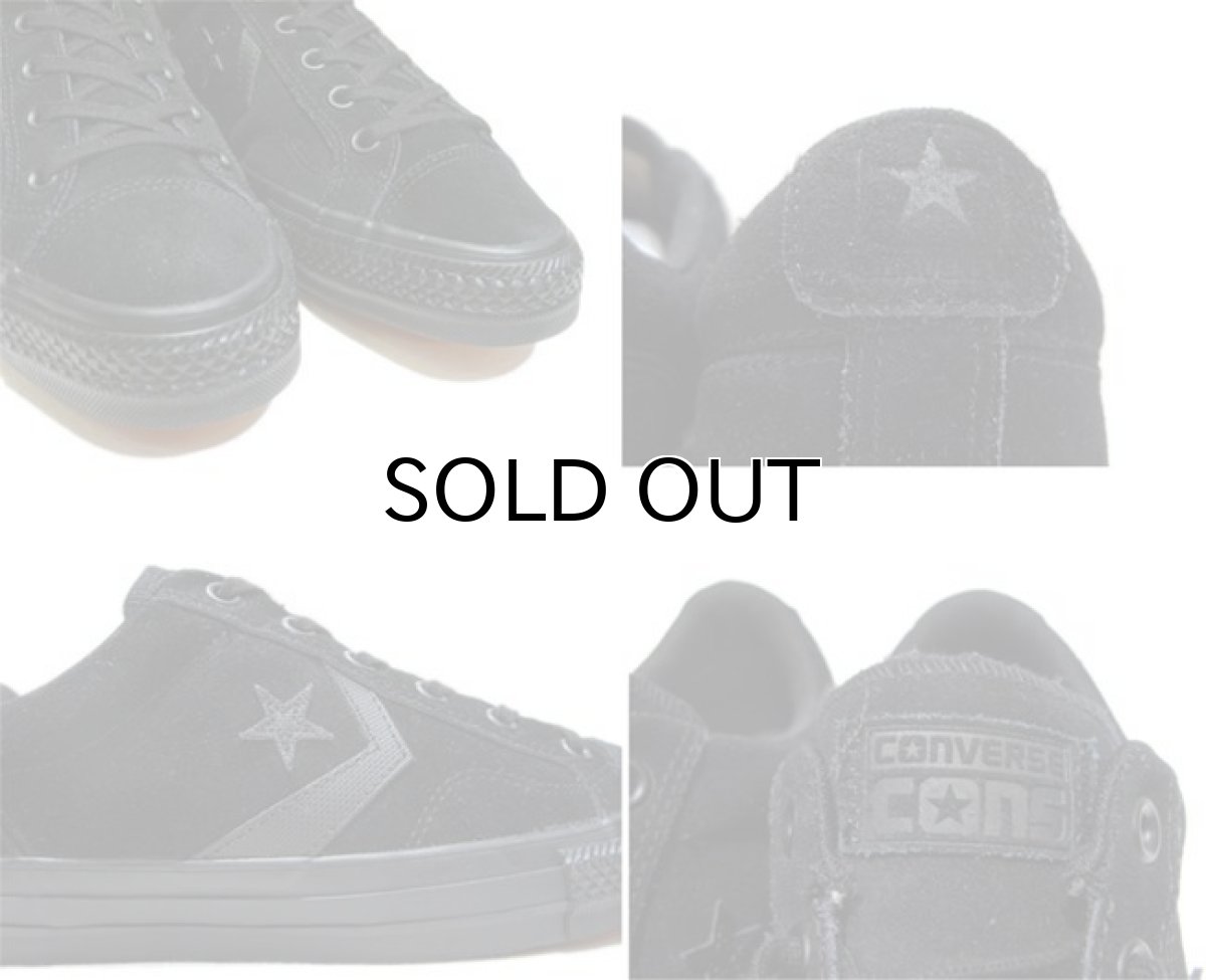 画像3: NEW CONVERSE "STAR PLAYER" Suede Skate Shoes　BLACK　size 9 (3)