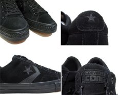 画像3: NEW CONVERSE "STAR PLAYER" Suede Skate Shoes　BLACK　size 9 (3)