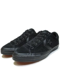 画像1: NEW CONVERSE "STAR PLAYER" Suede Skate Shoes　BLACK　size 9 (1)