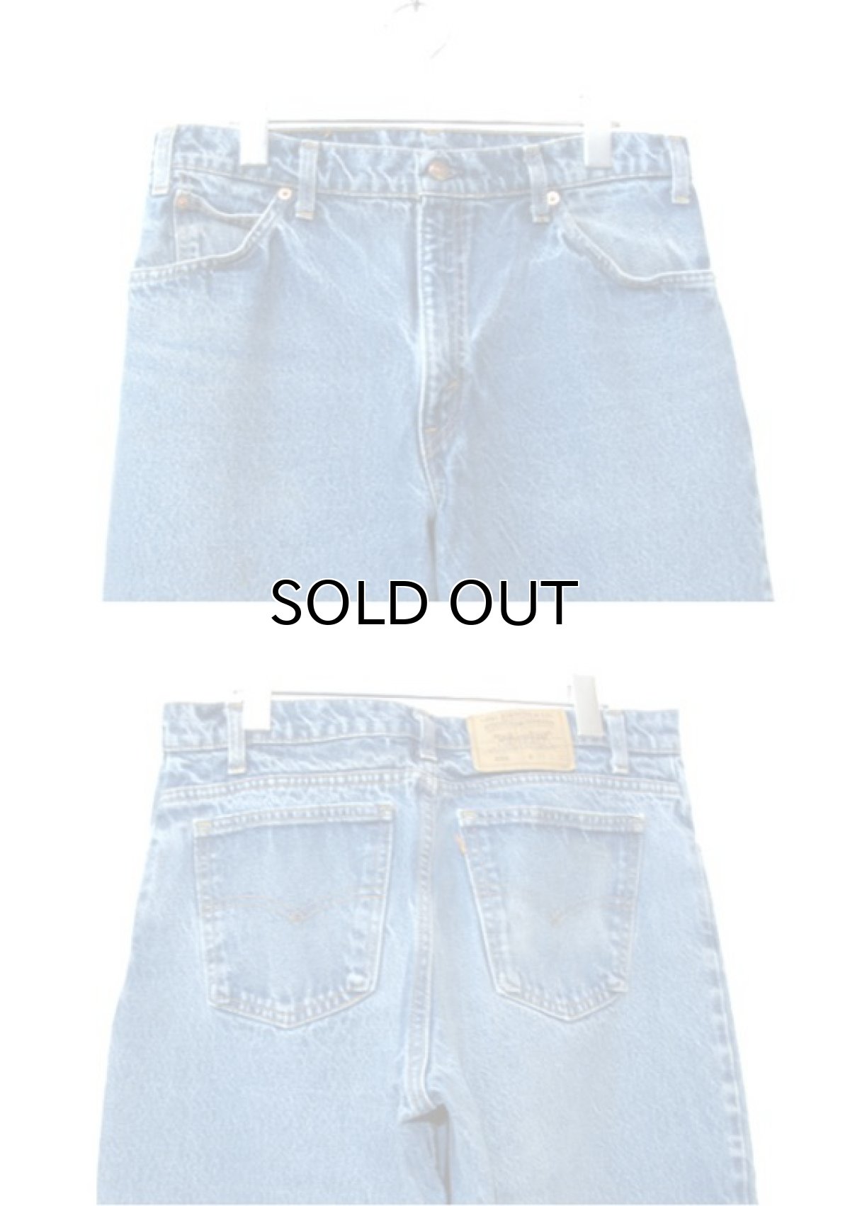 画像4: 1990's Levi Strauss & Co. Lot 550 Relaxed Fit Denim Pants -made in USA-　Blue Denim　size w 33 inch (表記 33 x 31) (4)