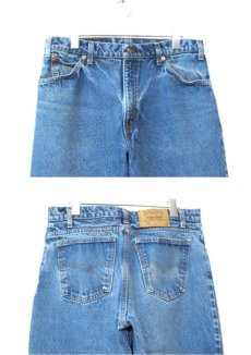 画像4: 1990's Levi Strauss & Co. Lot 550 Relaxed Fit Denim Pants -made in USA-　Blue Denim　size w 33 inch (表記 33 x 31) (4)