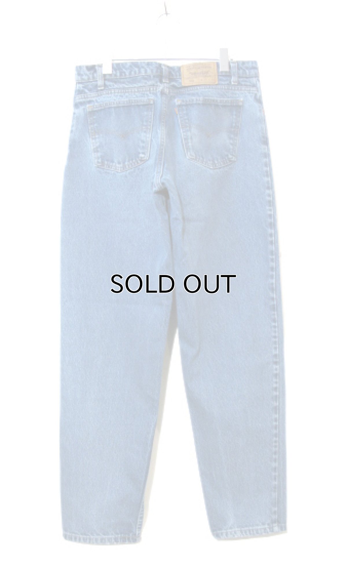 画像2: 1990's Levi Strauss & Co. Lot 550 Relaxed Fit Denim Pants -made in USA-　Blue Denim　size w 33 inch (表記 33 x 31) (2)