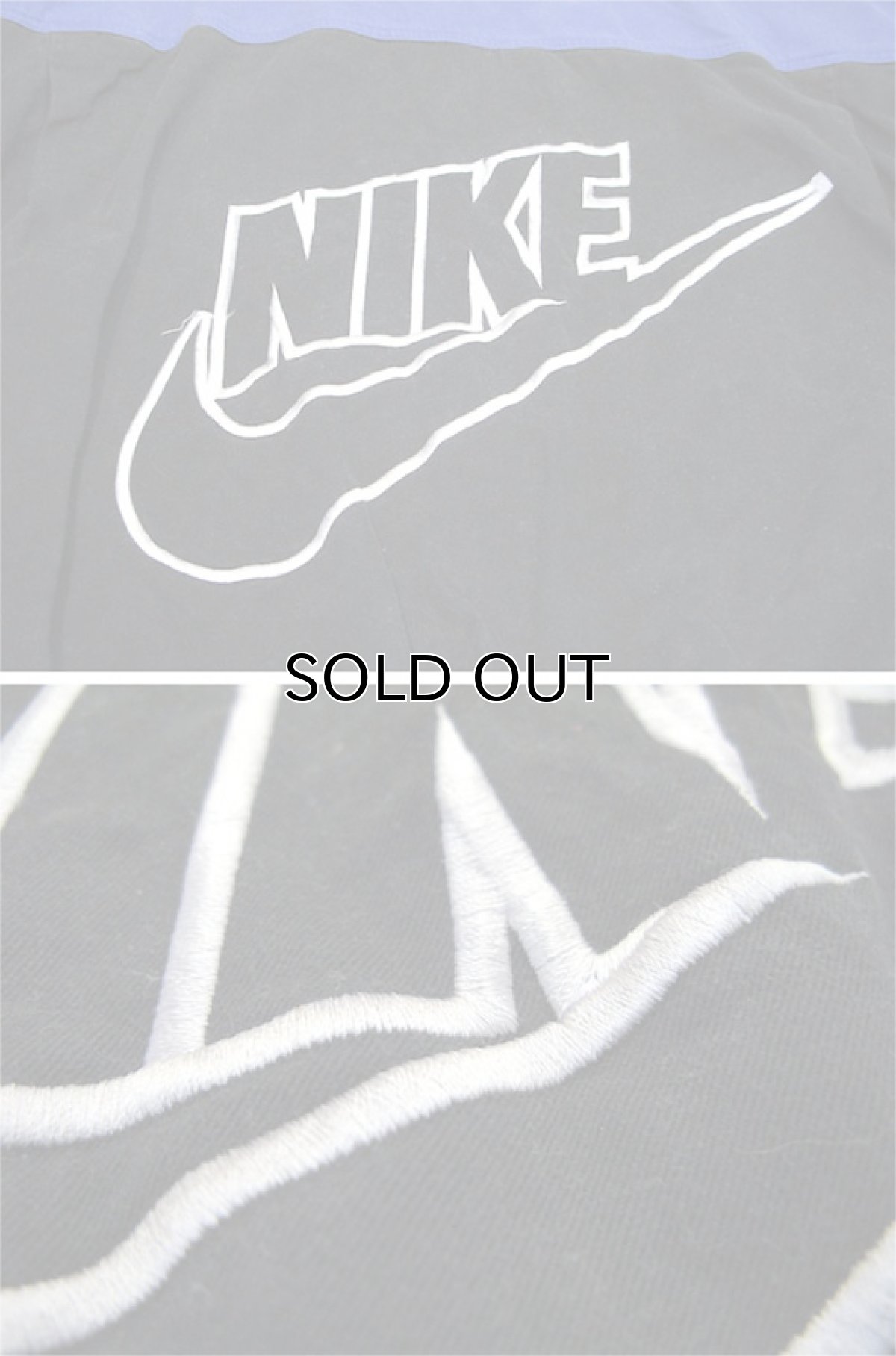 画像4: 1990's "NIKE" Cotton Twill / Sweat 3-tone Zip Up Jacket Black / Purple / Grey size XL (表記 XL) (4)