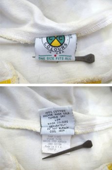 画像4: 1990's "CROSS COLOURS" Cotton Stripe Lace Up Pullover Jacket　White / Yellow　one size (4)