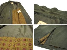 画像5: 1960-70's "Rainfair" Cotton Poplin Soutien Collar Coat　OLIVE　size M - L (表記 不明) (5)