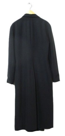 画像2: 1980's GUCCI" Western Design All Wool Long jacket　BLACK　size XS (表記 40) (2)