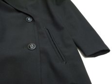 画像5: 1980's GUCCI" Western Design All Wool Long jacket　BLACK　size XS (表記 40) (5)