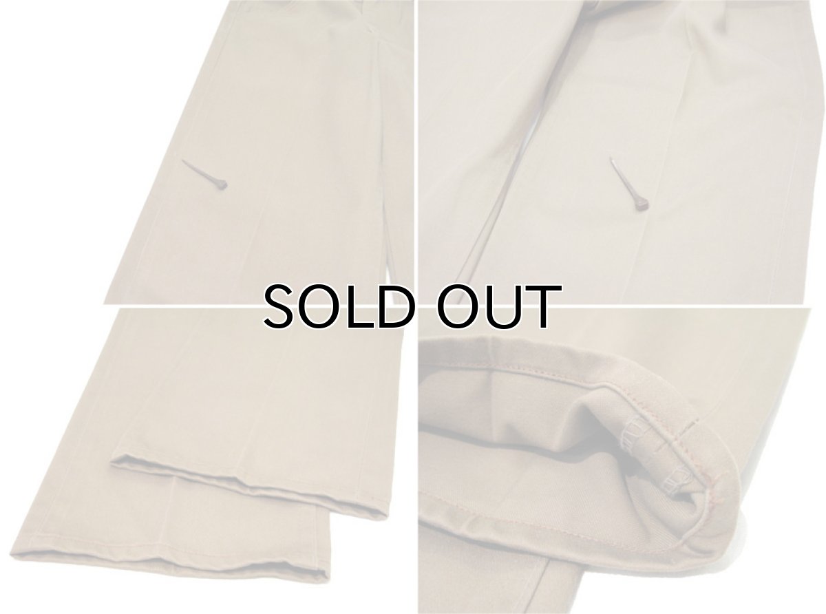 画像7: 1970's "H.D.Lee 100-Z Westerner" Cotton Satin Pants　Moca Brown　size w 31 inch (7)