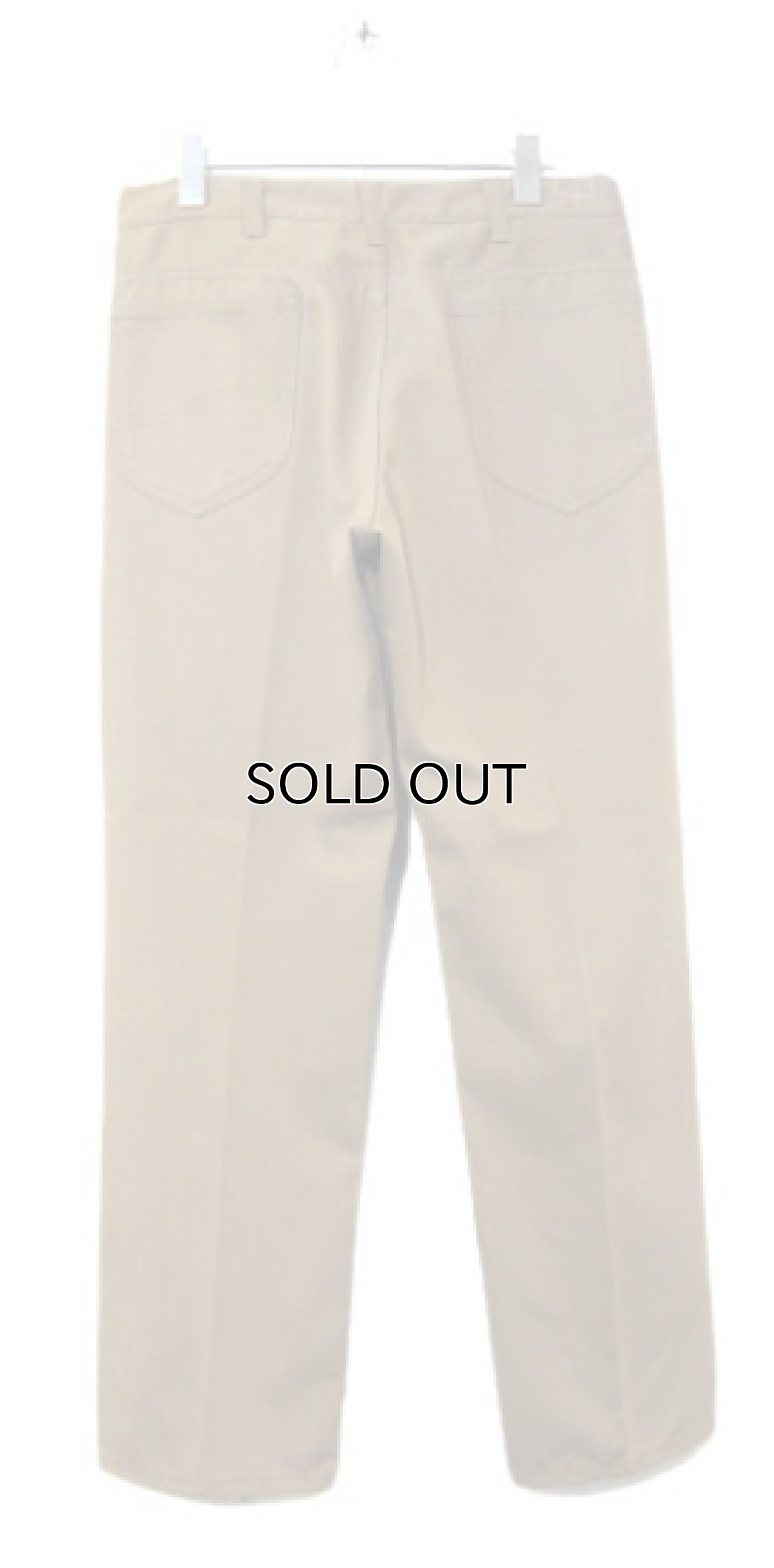 画像2: 1970's "H.D.Lee 100-Z Westerner" Cotton Satin Pants　Moca Brown　size w 31 inch (2)